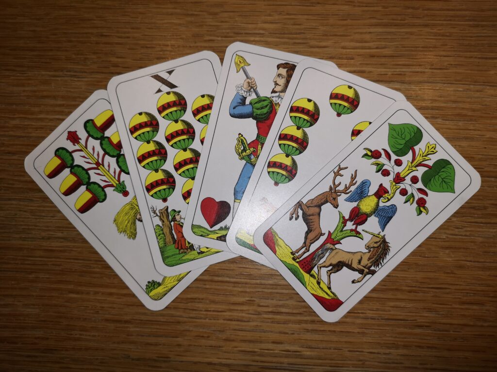 Jasskarten Preisjassen am Gumpigen Donnerstag