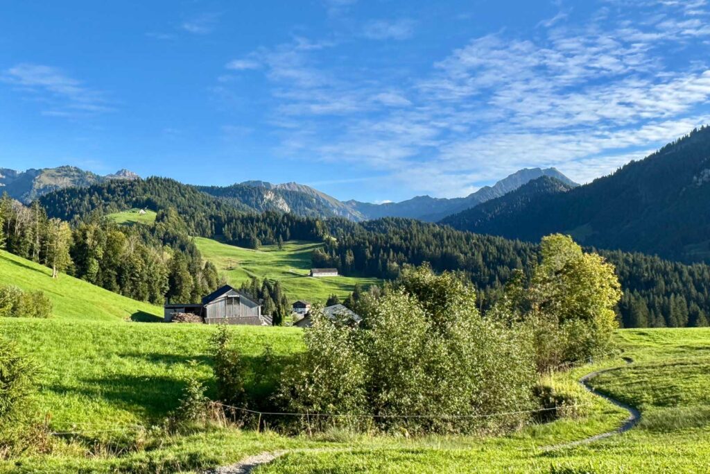 Gemütliche Wanderung bzw. Spaziergang in und rum Sibratsgfäll.